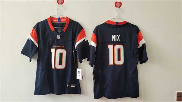 Women's Denver Broncos #10 Bo Nix Navy 2024 F.U.S.E Alternate Stitched Jersey,We sell and wholesale Women's Denver Broncos #10 Bo Nix Navy 2024 F.U.S.E Alternate Stitched Jersey on line form chian!
